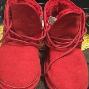 UGG Vibrant Red Mens Boots